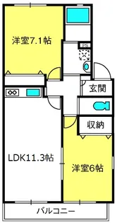 メゾン大宮東【2階】の間取り