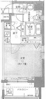 ヴェルト亀戸【6階】の間取り