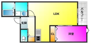 グランリオ百年橋【1階】の間取り
