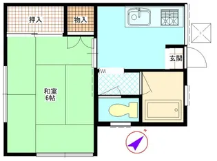松栄ハイム【2階】の間取り