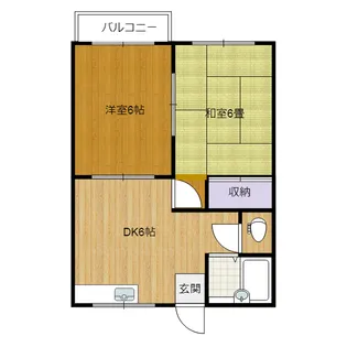 ストリーム藤樫【2階】の間取り