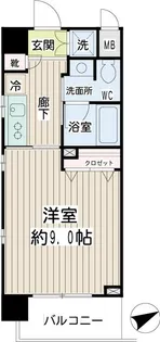 グランイーサ新丸子【2階】の間取り