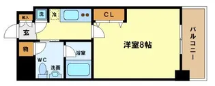 アプリーレ京町堀【2階】の間取り