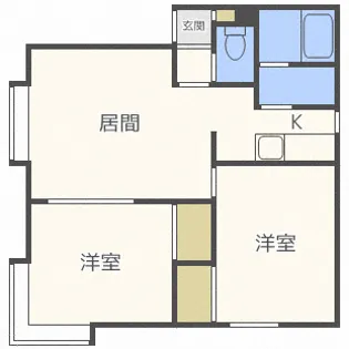 BARRY白石中央【2階】の間取り