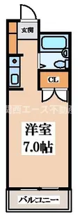メゾンドユー【2階】の間取り