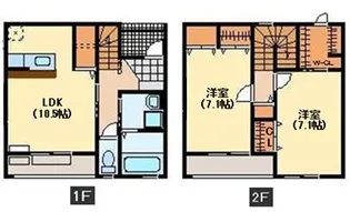 エクセル【2階】の間取り