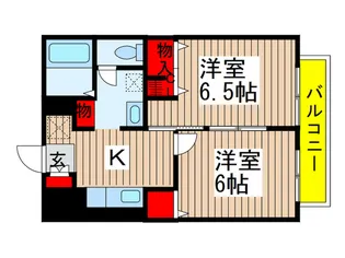 チェリーハイムII【2階】の間取り