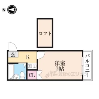 マンショントニオー能勢口第二【1階】の間取り