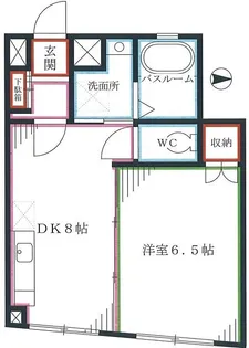 リバネス【2階】の間取り