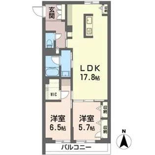 サンヴァリエ 三橋【3階】の間取り