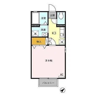 クレールメゾン【2階】の間取り