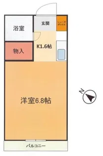 リルシアレジデンス溝の口【3階】の間取り