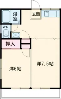 コーポあさひ台【2階】の間取り