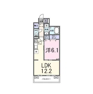 ロジュマンK【1階】の間取り