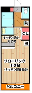 マンションリアン【2階】の間取り