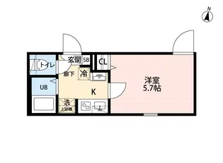 J TERRACE興野【2階】の間取り