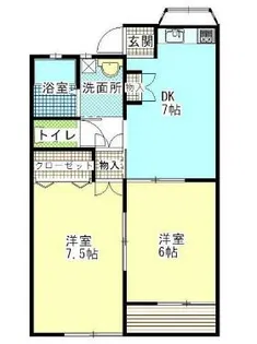 レクトーナ・ムサシノ【2階】の間取り