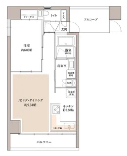 グランファミーユ【5階】の間取り