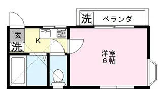 パルーム鎌ケ谷No.2【1階】の間取り