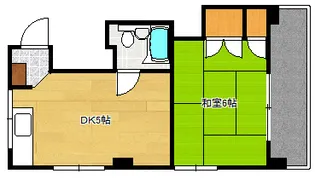 広島県広島市西区新庄町【マンション】の間取り