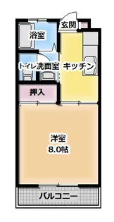 グローリア【1階】の間取り