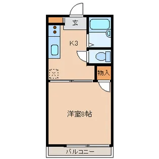 メゾン・ララローズB【2階】の間取り