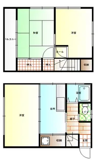 寺田アパート【1階】の間取り