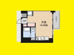 FEEL三国【9階】の間取り