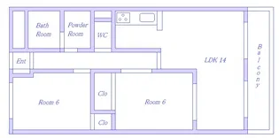 アーバンビュー屋島【2階】の間取り