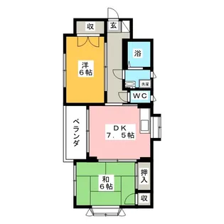 ETOILE BRILLANTE【3階】の間取り