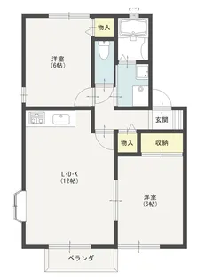 アミエーラ【2階】の間取り