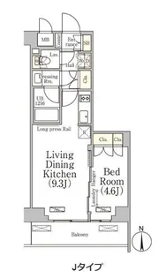 ベルファース大森山王【2階】の間取り