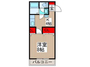 メゾントレゾア【1階】の間取り