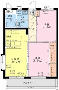リ・ブラン【3階】の間取り