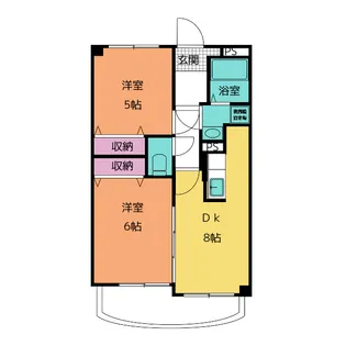 ベルドミール793【2階】の間取り