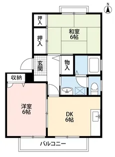 Mファースト B【1階】の間取り