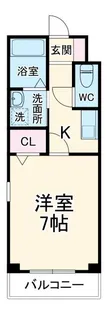 あかつき苑ハイツII【2階】の間取り