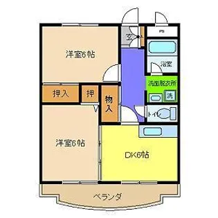 エール・アヴェニュー【3階】の間取り