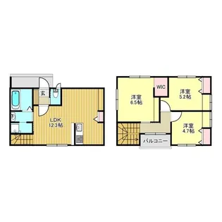 静岡県沼津市五月町【一戸建】の間取り