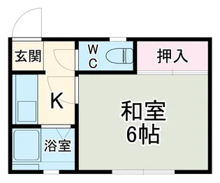 カサベルタ野田【1階】の間取り