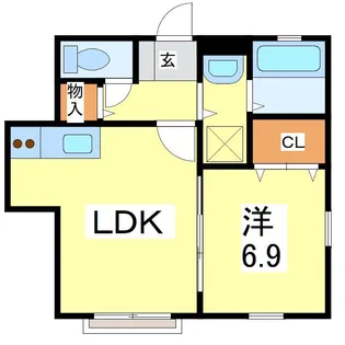 アルテミス【1階】の間取り