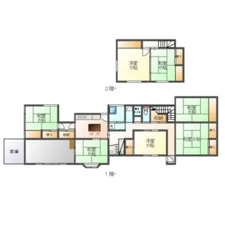 岩手県胆沢郡金ケ崎町西根西檀原【一戸建】の間取り