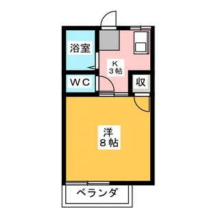 ハイツBlueSky1【1階】の間取り