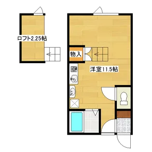 コーポラスキティ【1階】の間取り