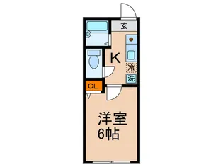 林マンション【1階】の間取り