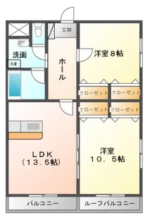 ヒーローマンション八戸番町【3階】の間取り