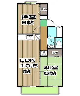スイーツ山路【2階】の間取り