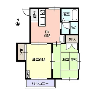 シャルルメイプル【1階】の間取り