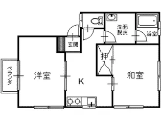 ビバークハイツ【2階】の間取り