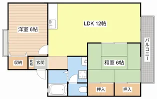 フォレストパーク【2階】の間取り